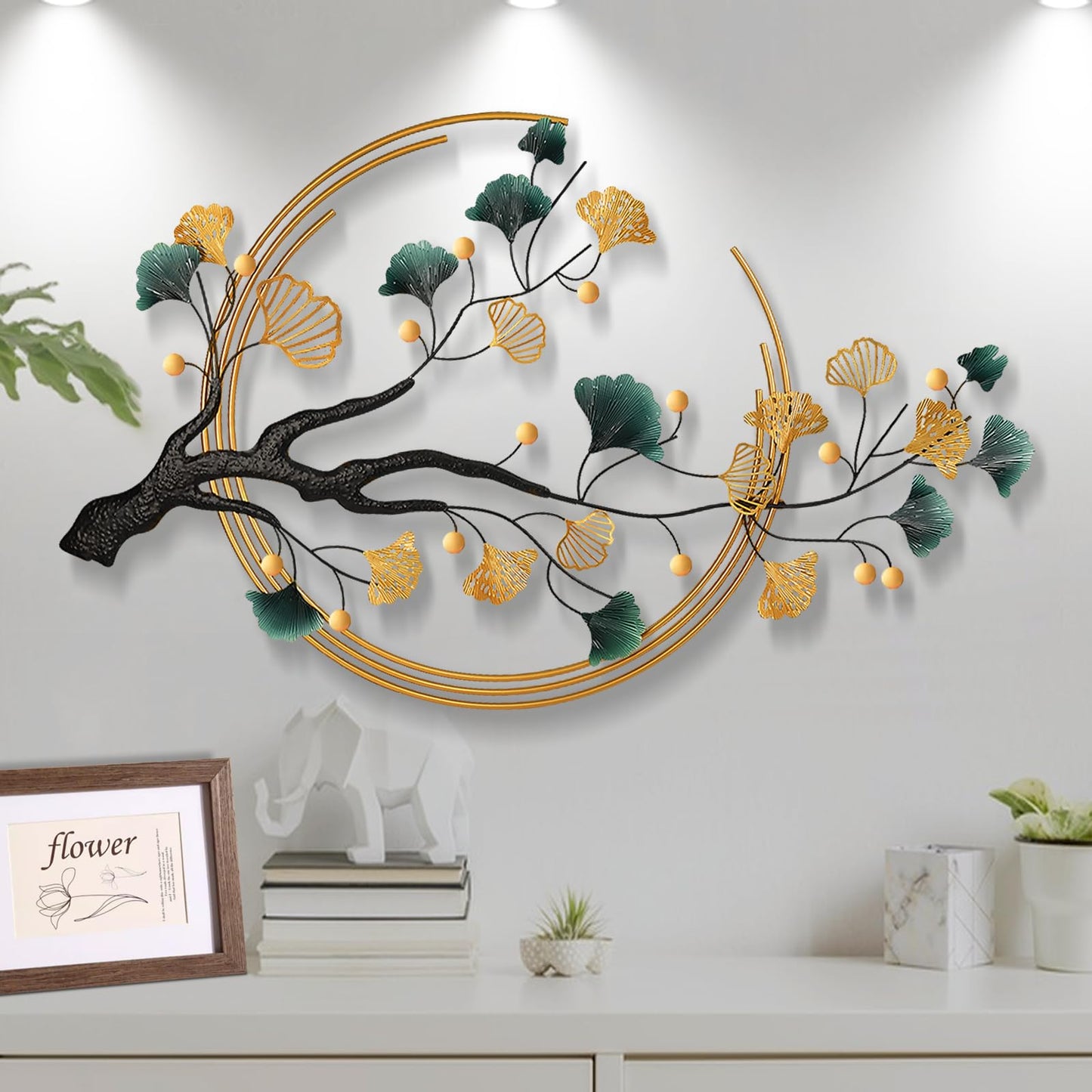 Large Metal Wall Art: Ginkgo Leaf Symbolism