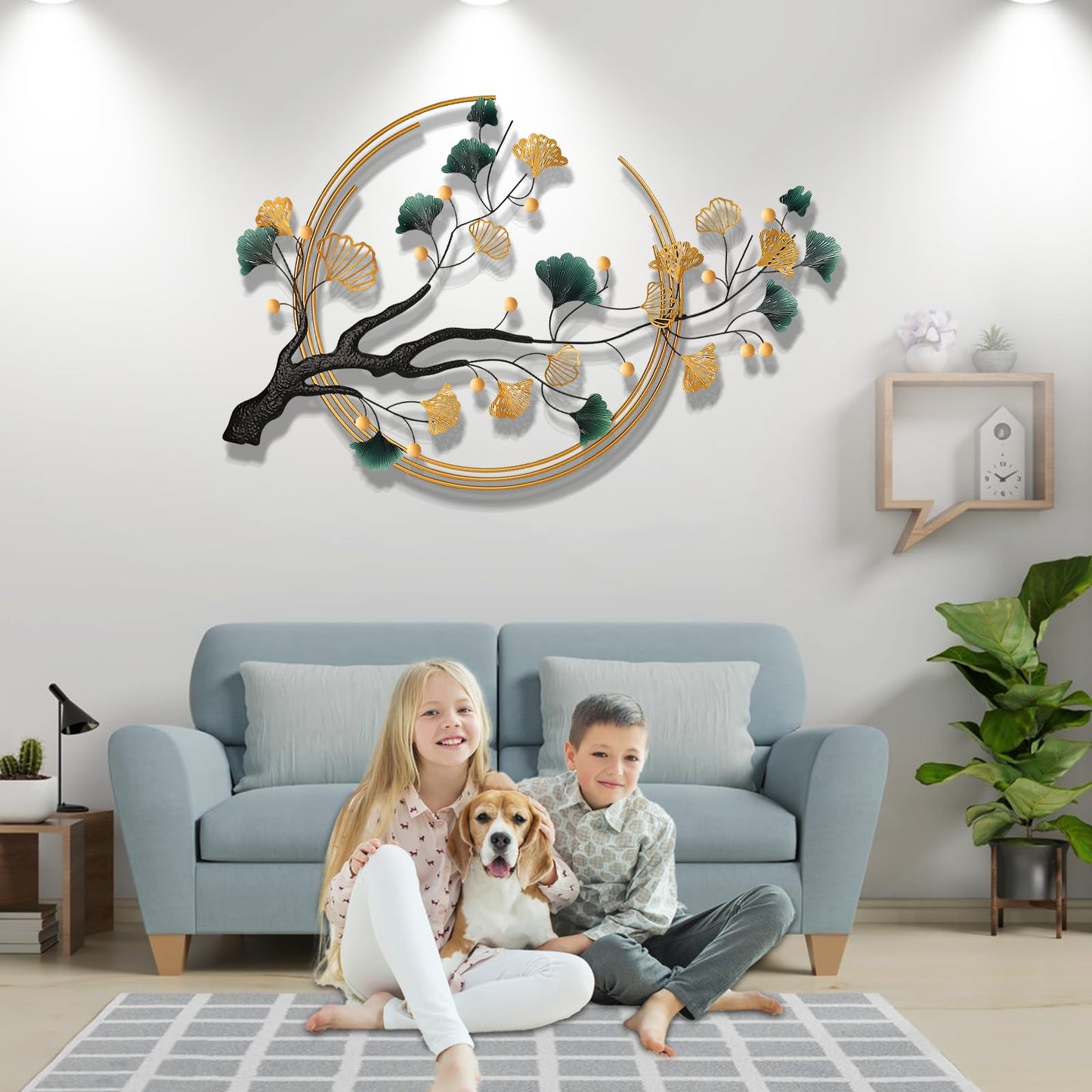 Large Metal Wall Art: Ginkgo Leaf Symbolism