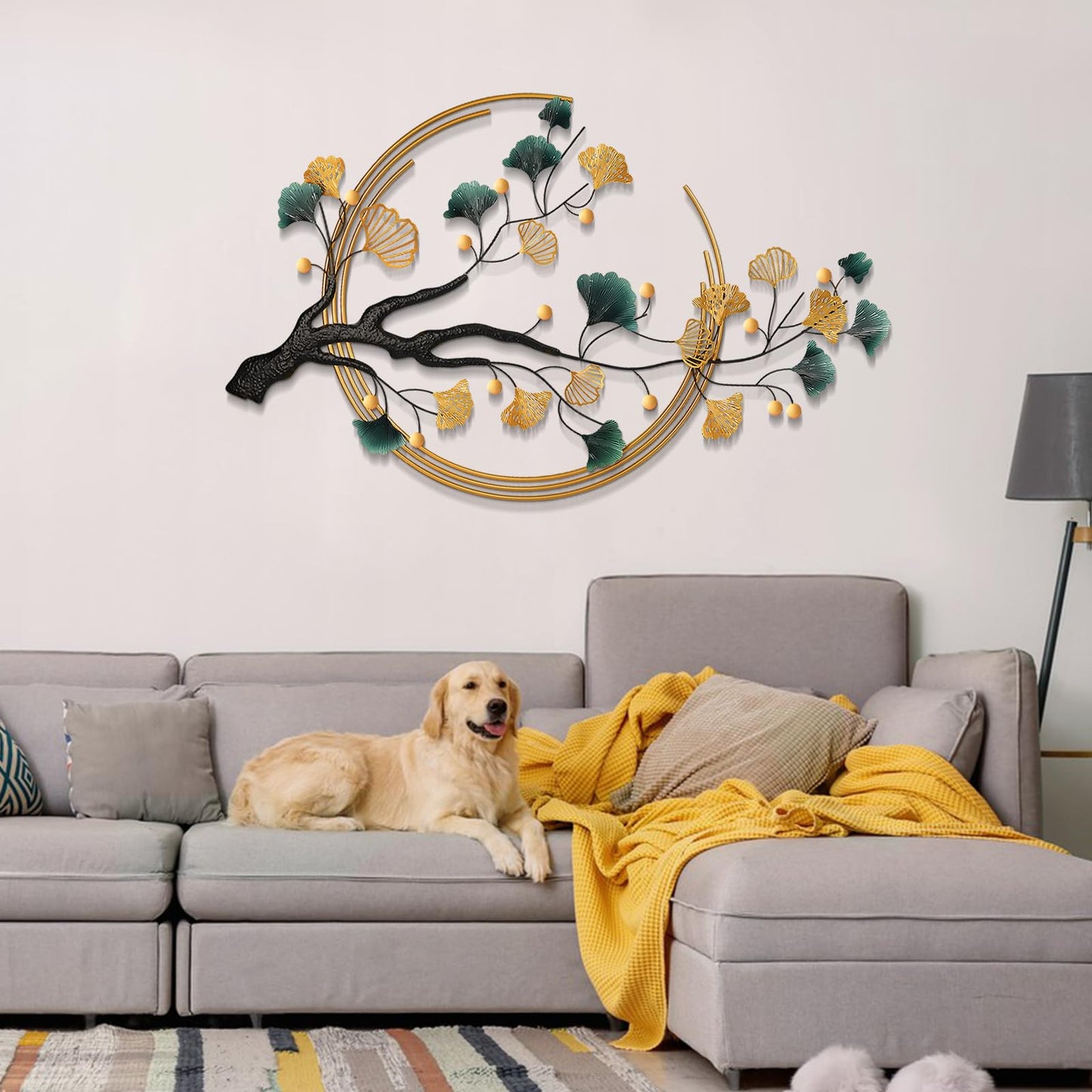 Large Metal Wall Art: Ginkgo Leaf Symbolism