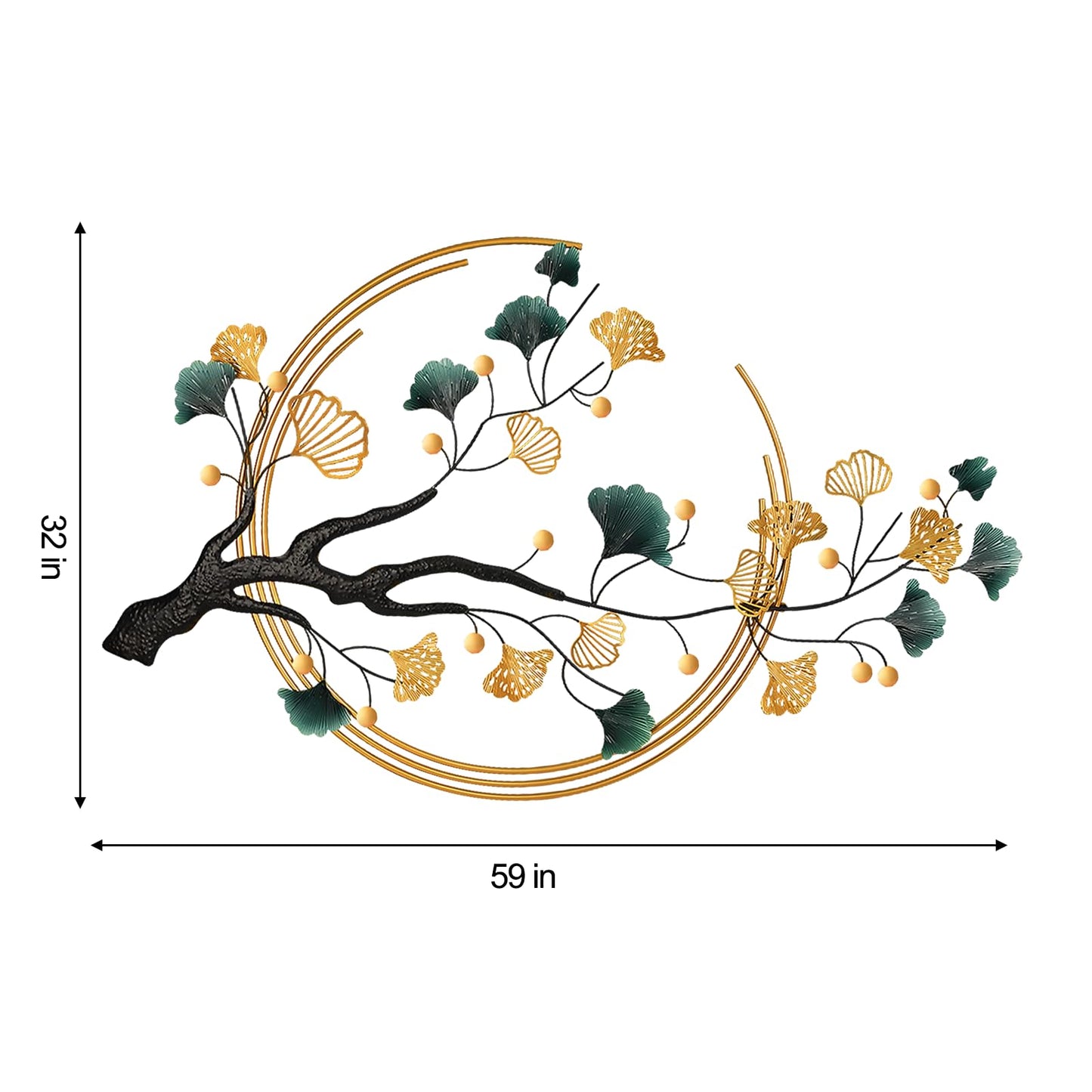 Large Metal Wall Art: Ginkgo Leaf Symbolism