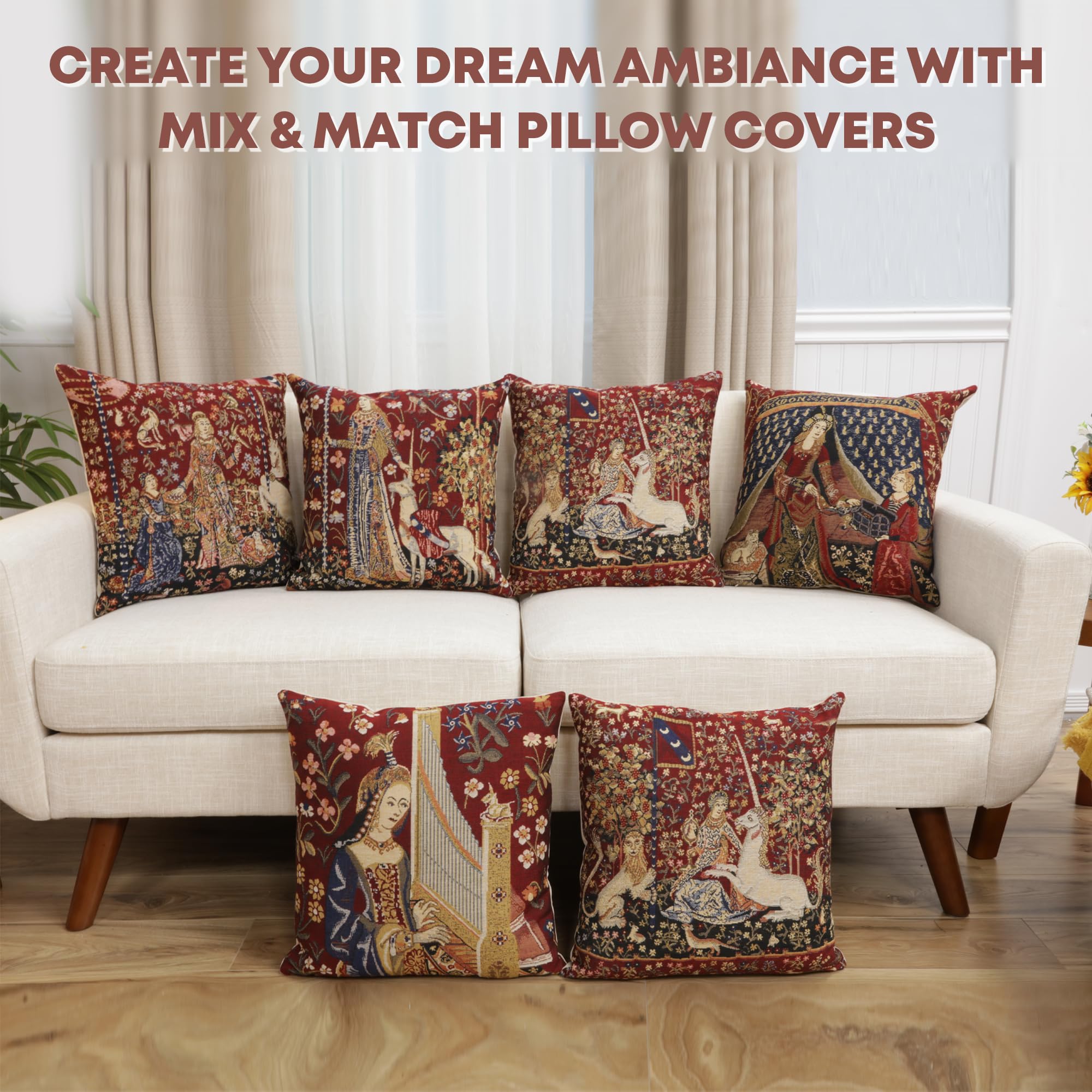 Charlotte  Furnishings クッションカバーセット Charlotte Home Furnishings クッションカバーセット